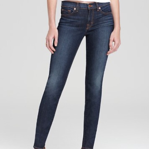 J Brand Denim - J BRAND Mid Rise Dark Vintage Skinny Jeans